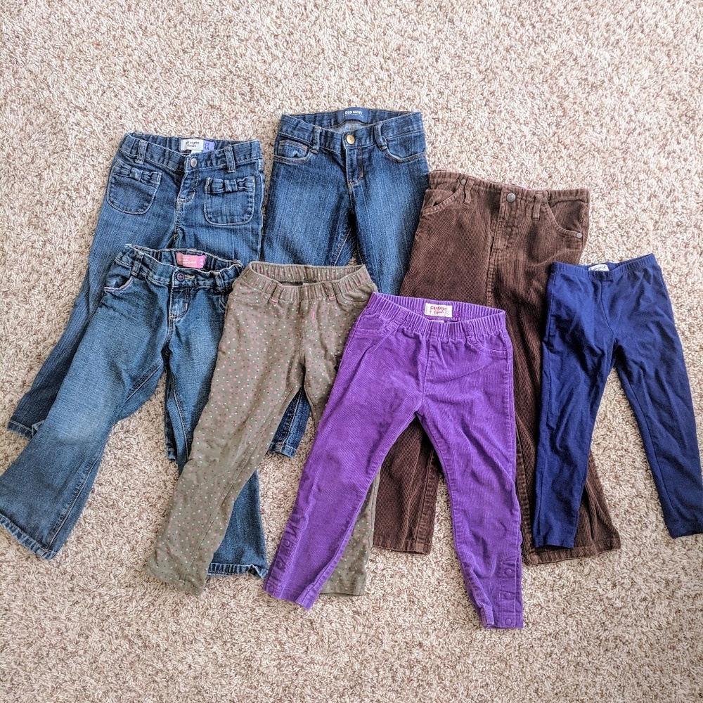 7 pants/ jeans for 3 year old